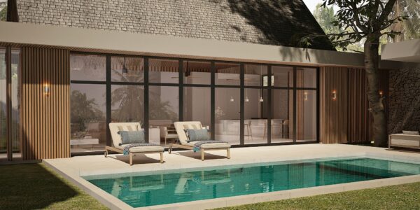 Modern 3 Bedroom Pool Villa in Bang Rak, Koh Samui – For Sale