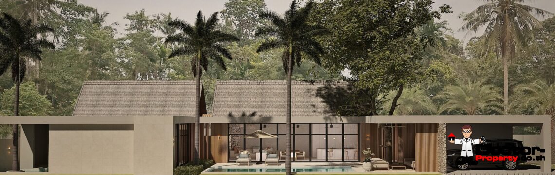 Modern 3 Bedroom Pool Villa in Bang Rak, Koh Samui – For Sale