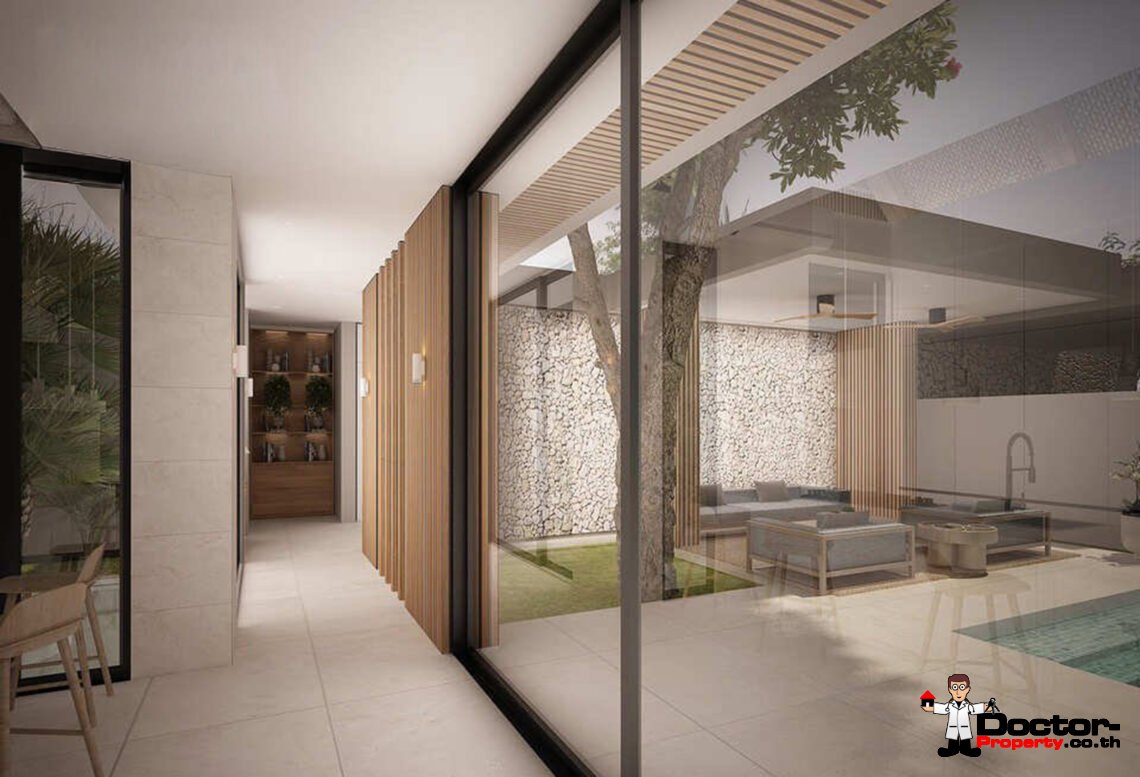 Modern 3 Bedroom Pool Villa in Bang Rak, Koh Samui – For Sale