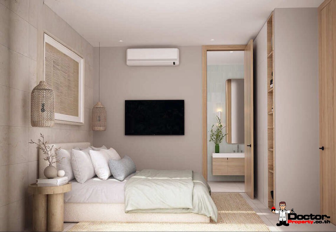 Modern 3 Bedroom Pool Villa in Bang Rak, Koh Samui – For Sale