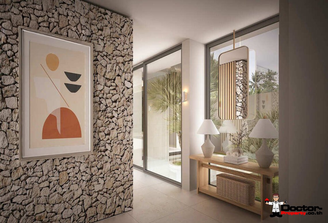 Modern 3 Bedroom Pool Villa in Bang Rak, Koh Samui – For Sale