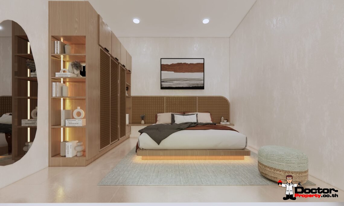 Tropical 3-4 Bedroom Pool Villa with Sea View in Lamai, Koh Samui – For Sale