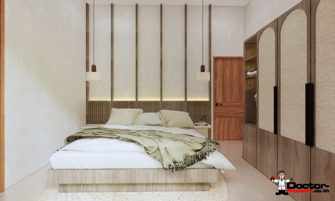 Tropical 3-4 Bedroom Pool Villa with Sea View in Lamai, Koh Samui – For Sale