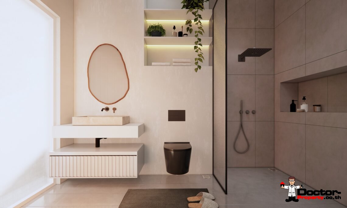 Tropical 3-4 Bedroom Pool Villa with Sea View in Lamai, Koh Samui – For Sale