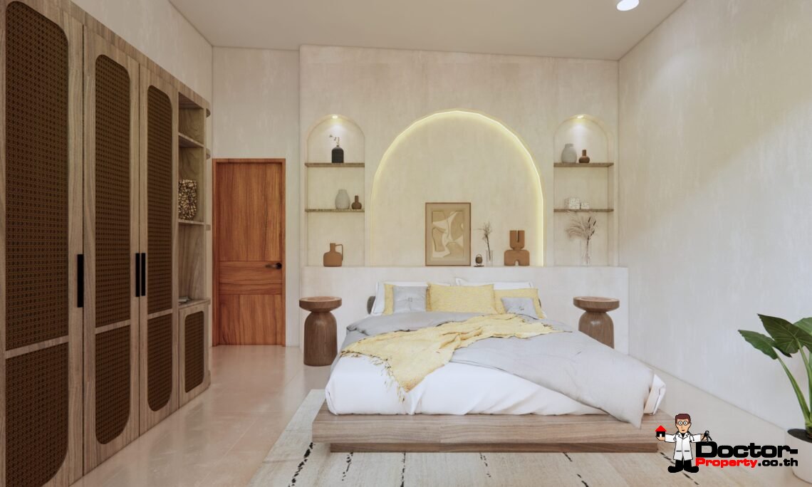 Tropical 3-4 Bedroom Pool Villa with Sea View in Lamai, Koh Samui – For Sale