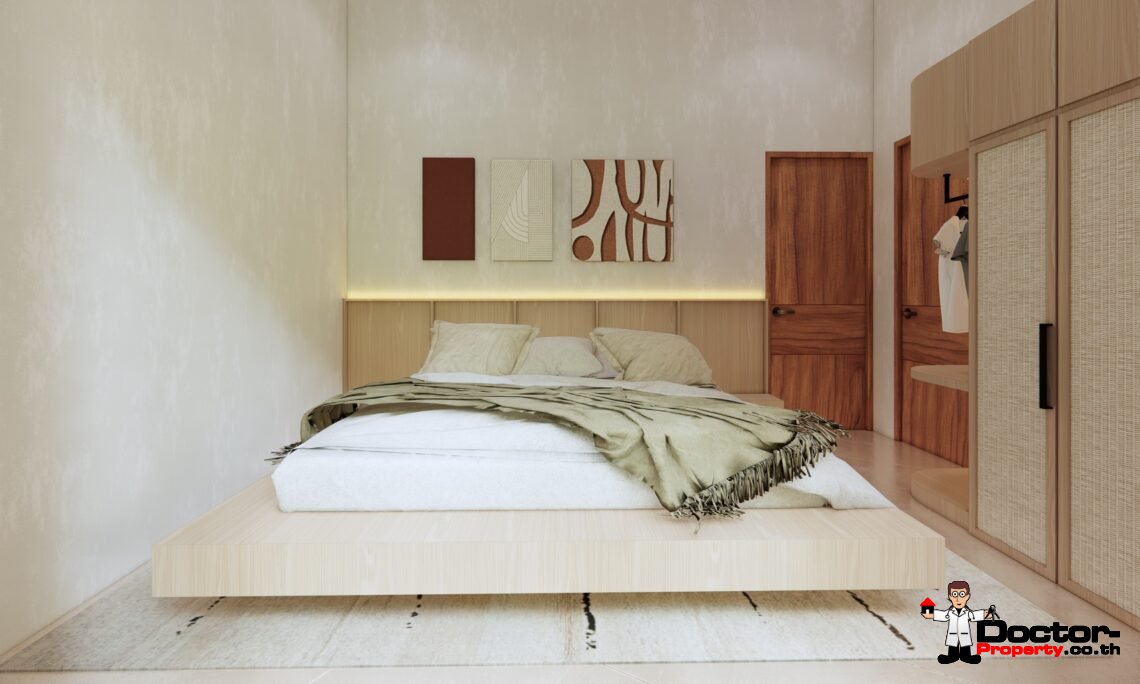 Tropical 3-4 Bedroom Pool Villa with Sea View in Lamai, Koh Samui – For Sale