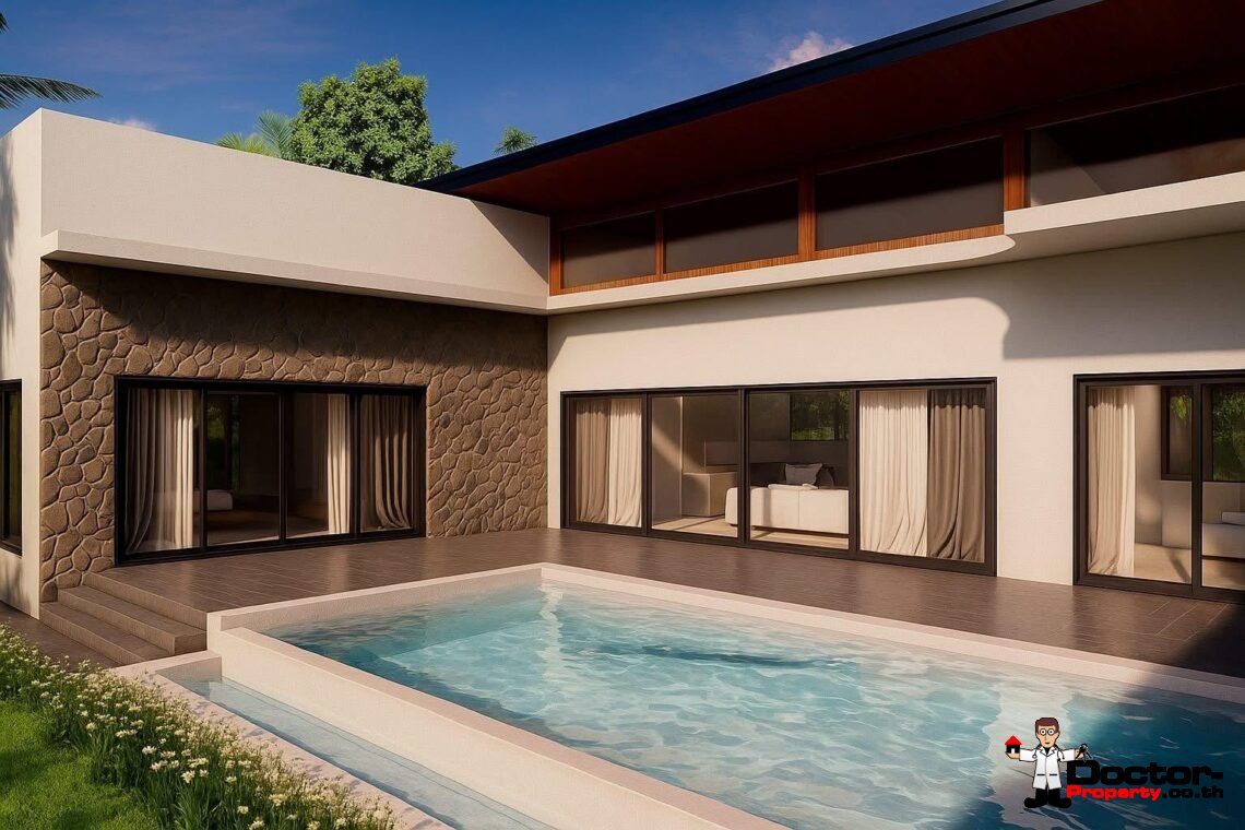 3 Bedroom Pool Villa in Ban Tai, Koh Samui – For Sale