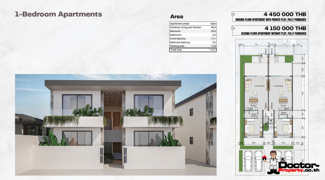 1 Bedroom Apartment in Plai Laem, Koh Samui – For Sale