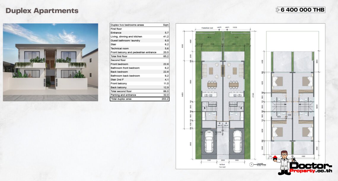 2 Bedroom Apartment in Plai Laem, Koh Samui – For Sale