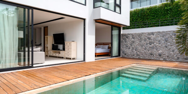 Modern 3 Bedroom Private Pool Villa with Partial Sea View in Plai Laem, Koh Samui – For Sale