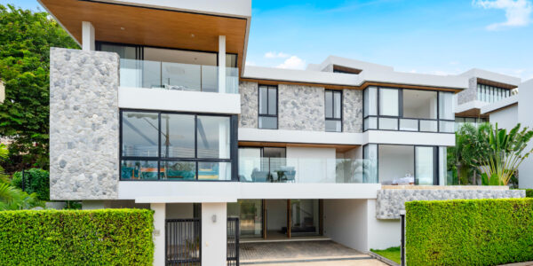 Modern 4 Bedroom Private Pool Villa with Partial Sea View in Plai Laem, Koh Samui – For Sale