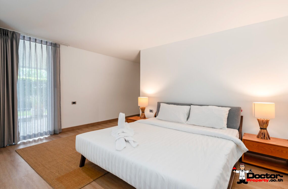 Modern 4 Bedroom Private Pool Villa with Partial Sea View in Plai Laem, Koh Samui – For Sale