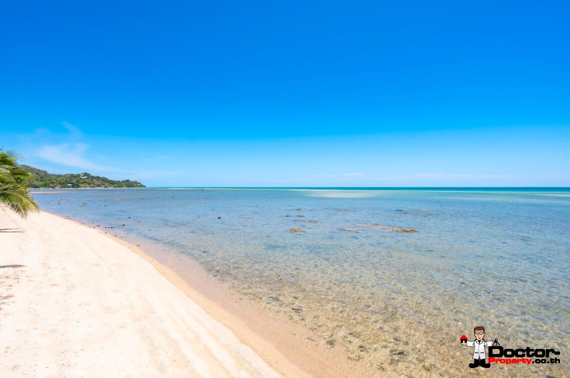 3 Bedroom Beachfront Villa in Bang Kao, Koh Samui – For Sale