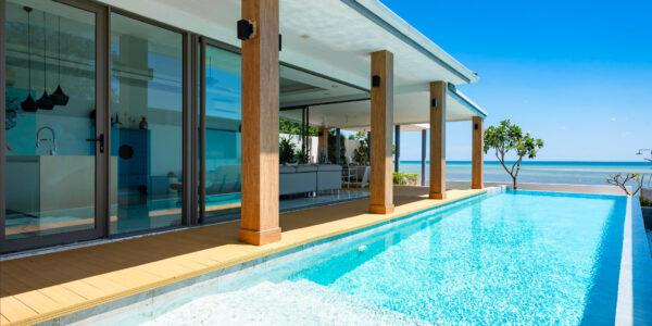 3 Bedroom Beachfront Villa in Bang Kao, Koh Samui – For Sale