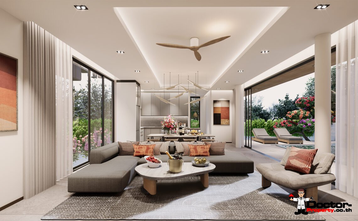 Luxury 3 Bedroom Pool Villa in Lamai, Koh Samui – For Sale