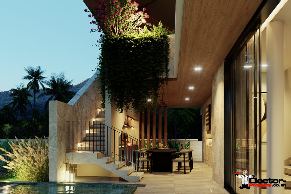 Luxury 3 Bedroom Pool Villa in Lamai, Koh Samui – For Sale