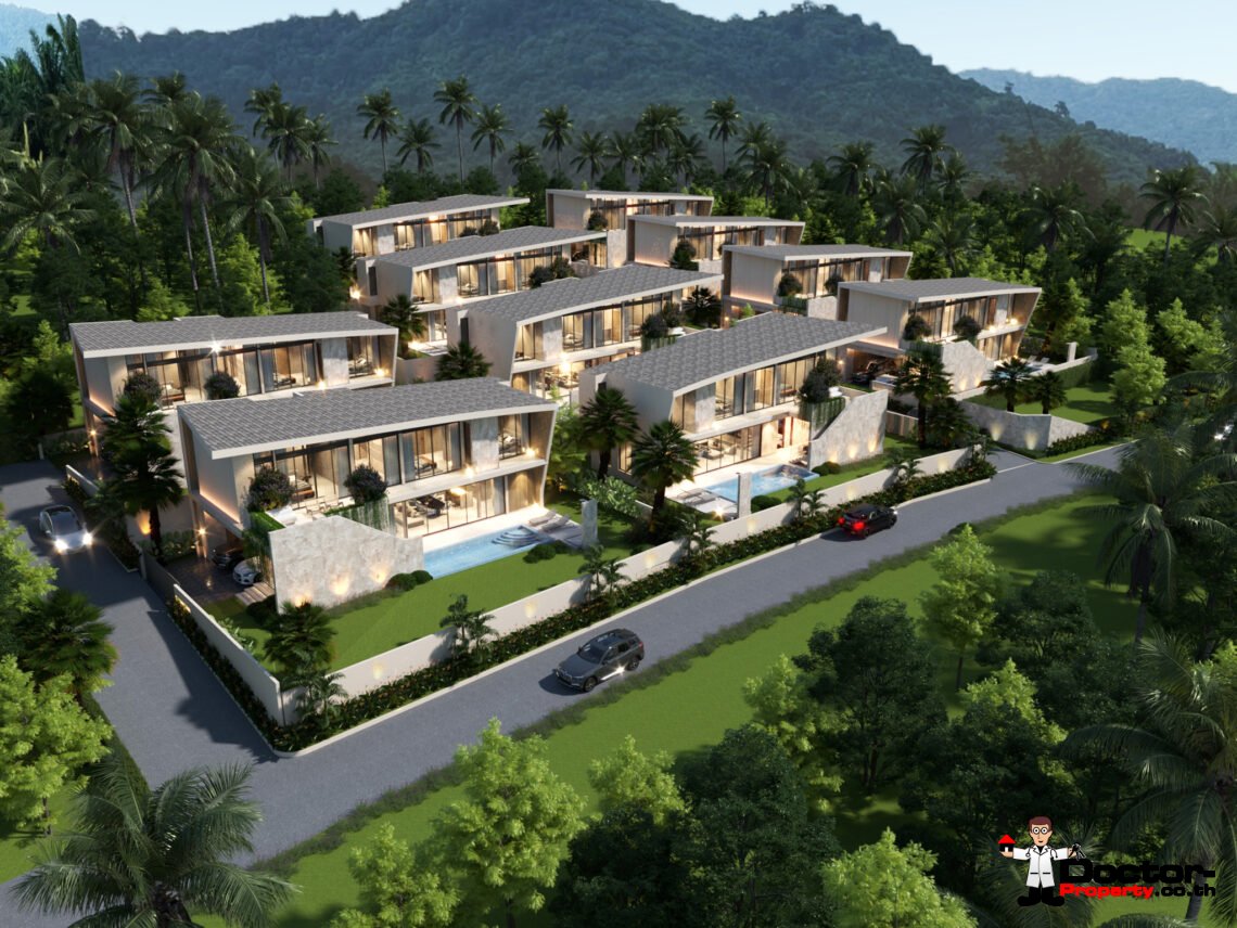 Luxury 3 Bedroom Pool Villa in Lamai, Koh Samui – For Sale