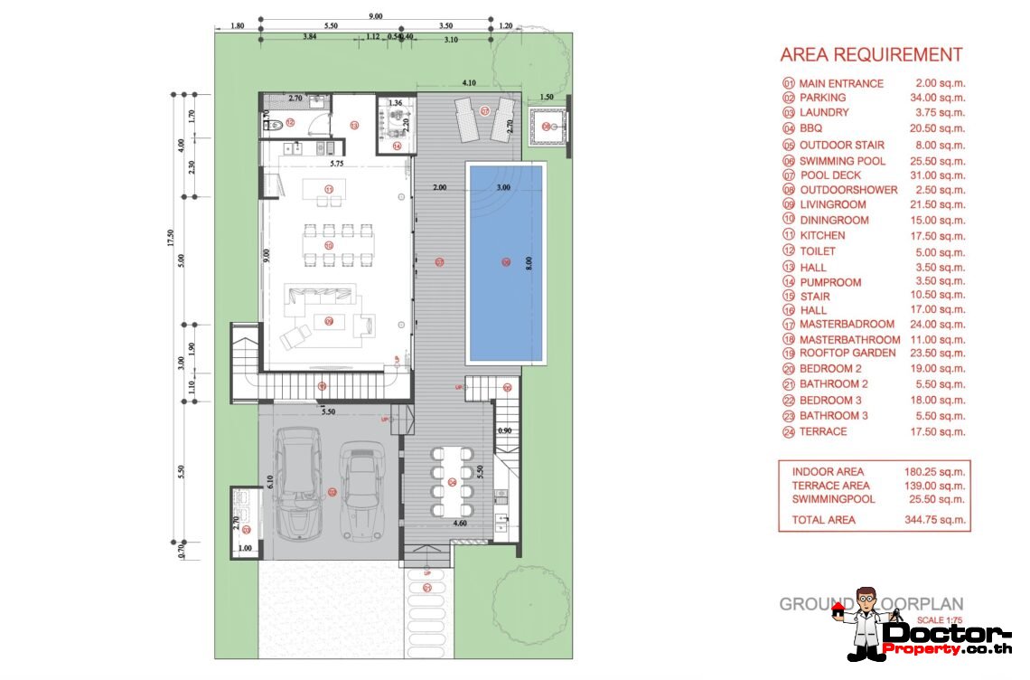 Luxury 3 Bedroom Pool Villa in Lamai, Koh Samui – For Sale