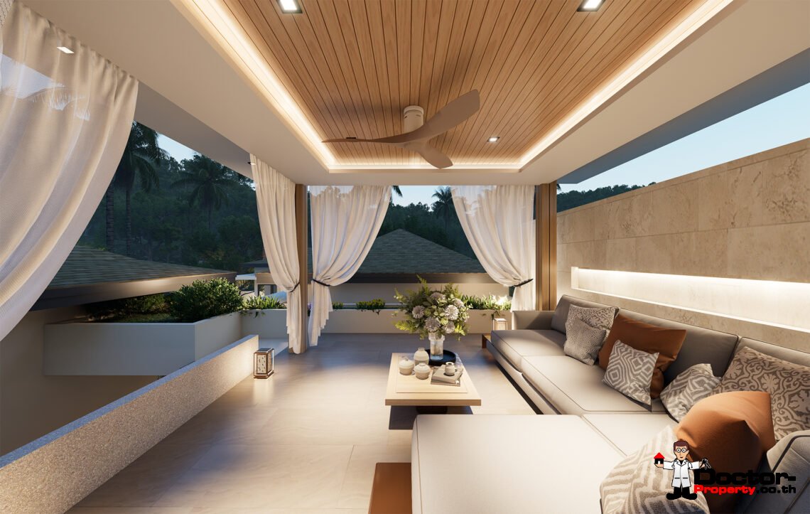Modern 3 Bedroom Pool Villa in Chaweng, Koh Samui – For Sale