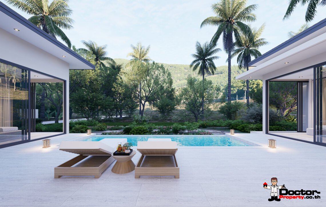 Modern 3 Bedroom Pool Villa in Chaweng, Koh Samui – For Sale