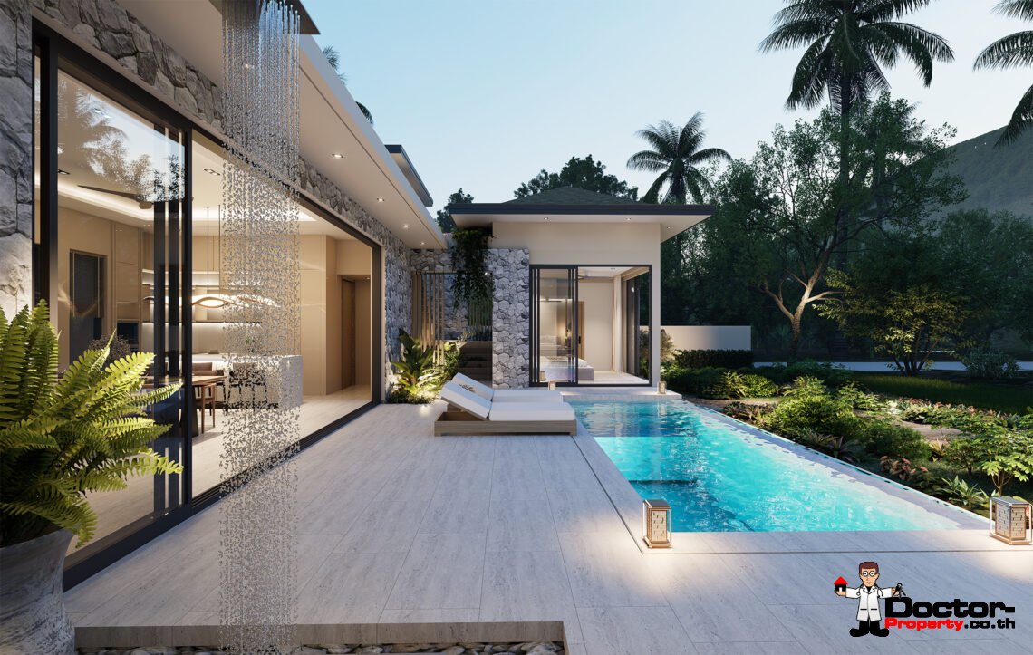 Modern 3 Bedroom Pool Villa in Chaweng, Koh Samui – For Sale