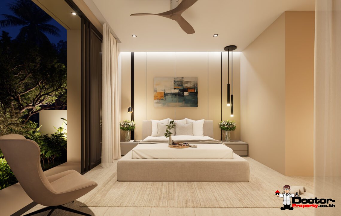 Modern 3 Bedroom Pool Villa in Chaweng, Koh Samui – For Sale