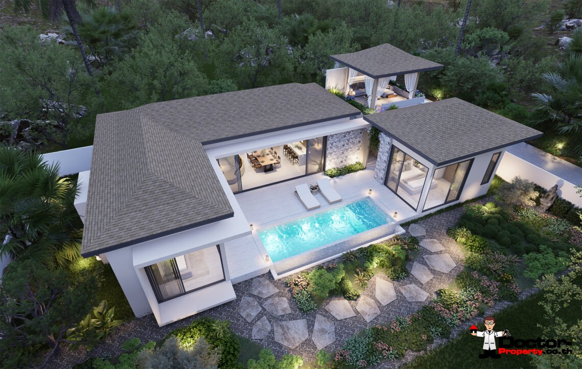 Modern 3 Bedroom Pool Villa in Chaweng, Koh Samui – For Sale