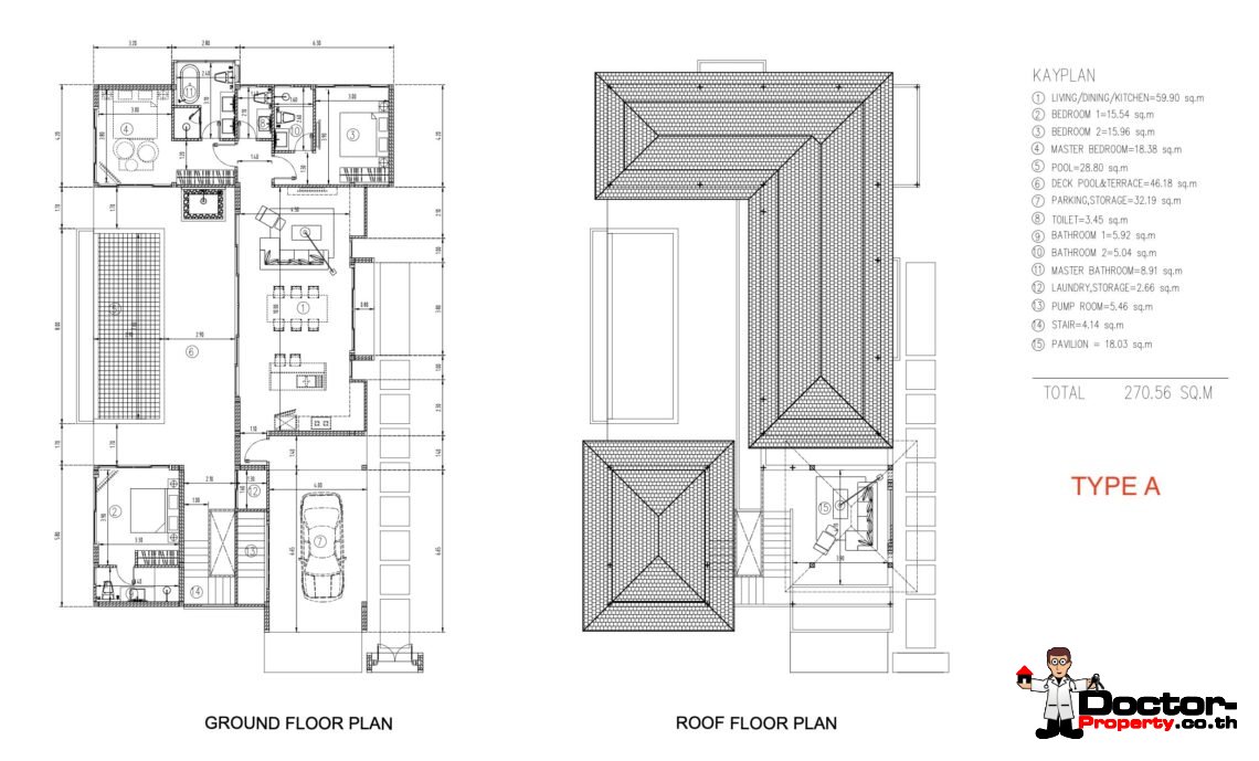 Modern 3 Bedroom Pool Villa in Chaweng, Koh Samui – For Sale