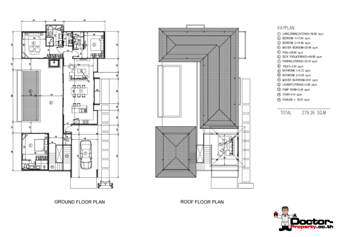 Modern Tropical 3 Bedroom Pool Villa in Lamai, Koh Samui – For Sale