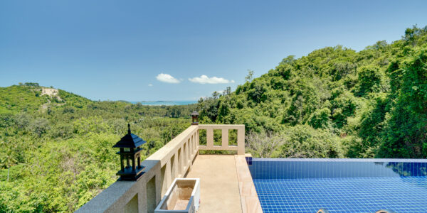 4 Bed Pool Villa with Sea View – Taling Ngam, Koh Samui – For Sale