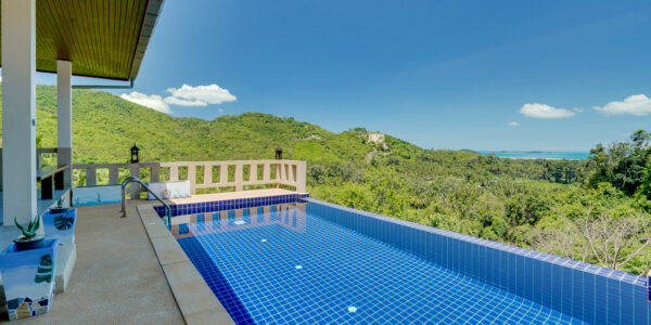 4 Bed Pool Villa with Sea View – Taling Ngam, Koh Samui – For Sale