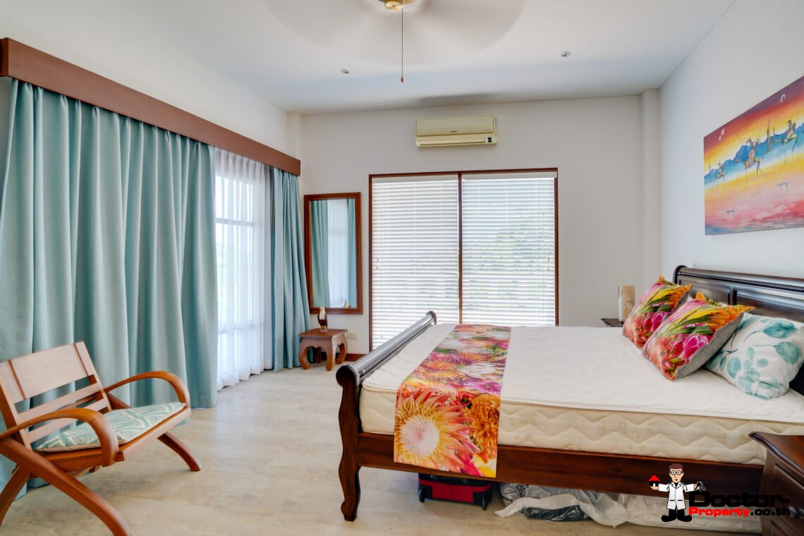 4 Bed Pool Villa with Sea View – Taling Ngam, Koh Samui – For Sale