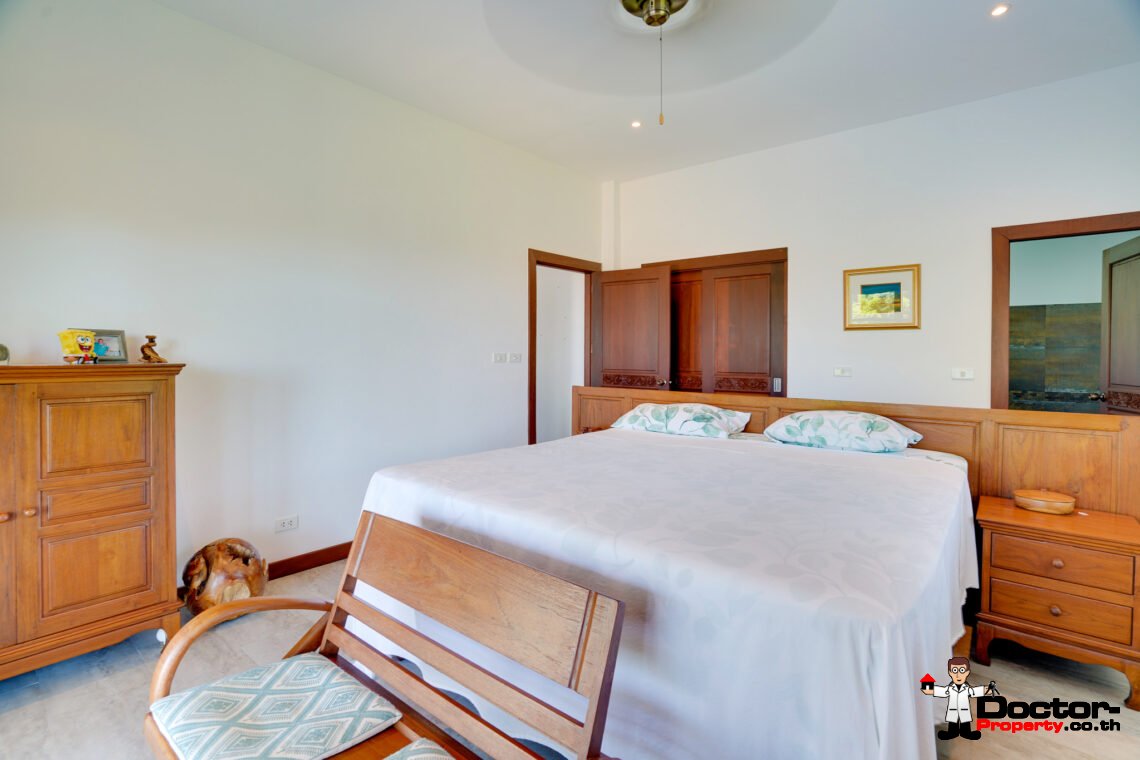 4 Bed Pool Villa with Sea View – Taling Ngam, Koh Samui – For Sale