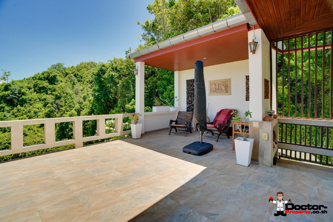 4 Bed Pool Villa with Sea View – Taling Ngam, Koh Samui – For Sale