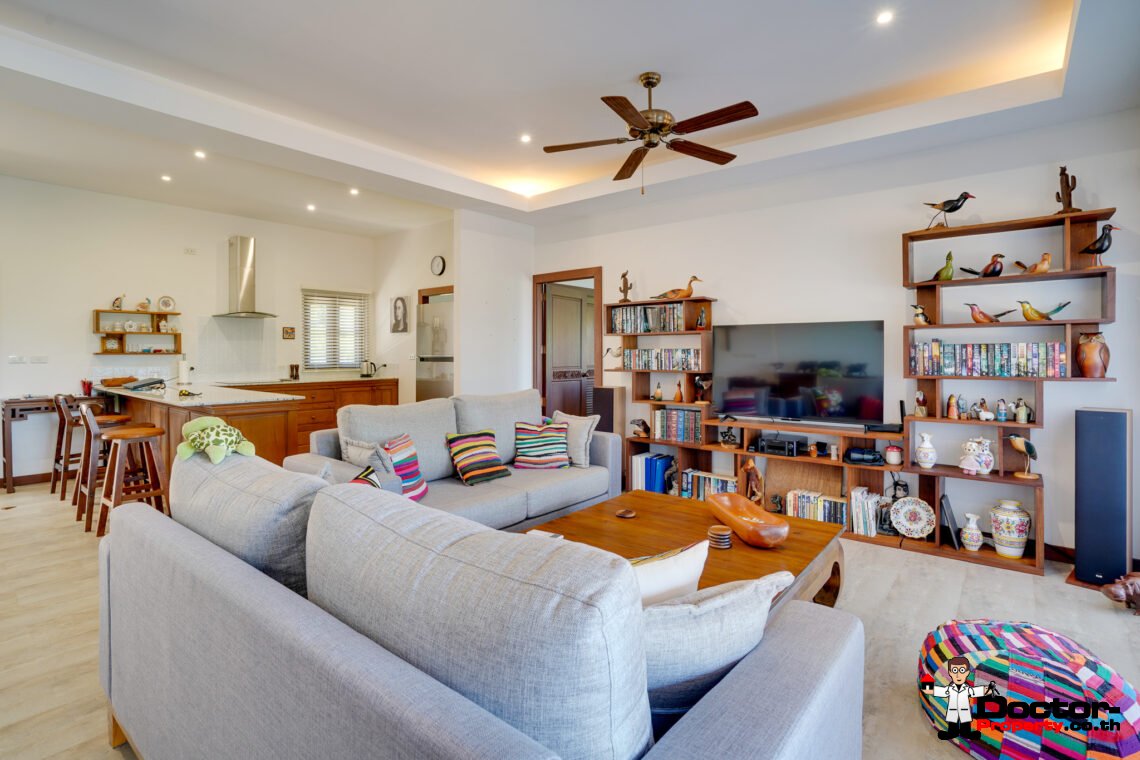 4 Bed Pool Villa with Sea View – Taling Ngam, Koh Samui – For Sale