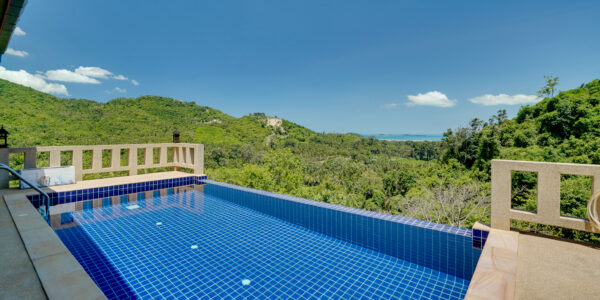 4 Bed Pool Villa with Sea View – Taling Ngam, Koh Samui – For Sale