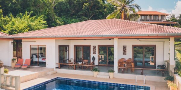 4 Bed Pool Villa with Sea View – Taling Ngam, Koh Samui – For Sale