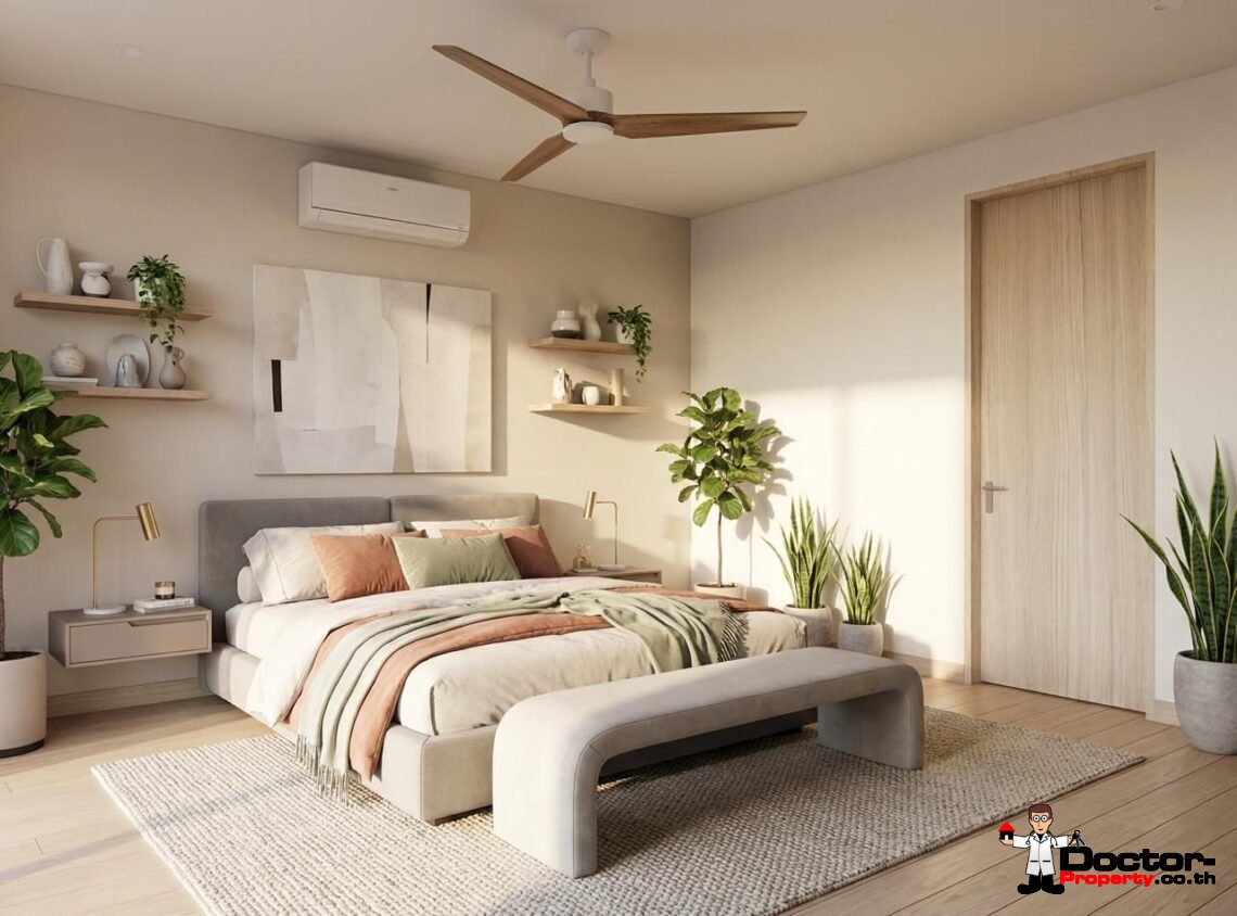 Stylish Two-Storey 4 Bedroom Pool Villa in Lamai, Koh Samui – For Sale