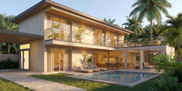 Stylish Two-Storey 4 Bedroom Pool Villa in Lamai, Koh Samui – For Sale