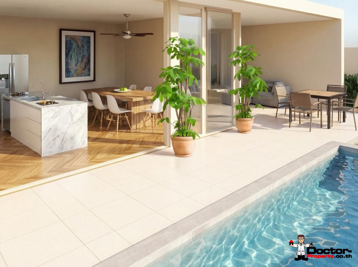 Stylish Two-Storey 4 Bedroom Pool Villa in Lamai, Koh Samui – For Sale