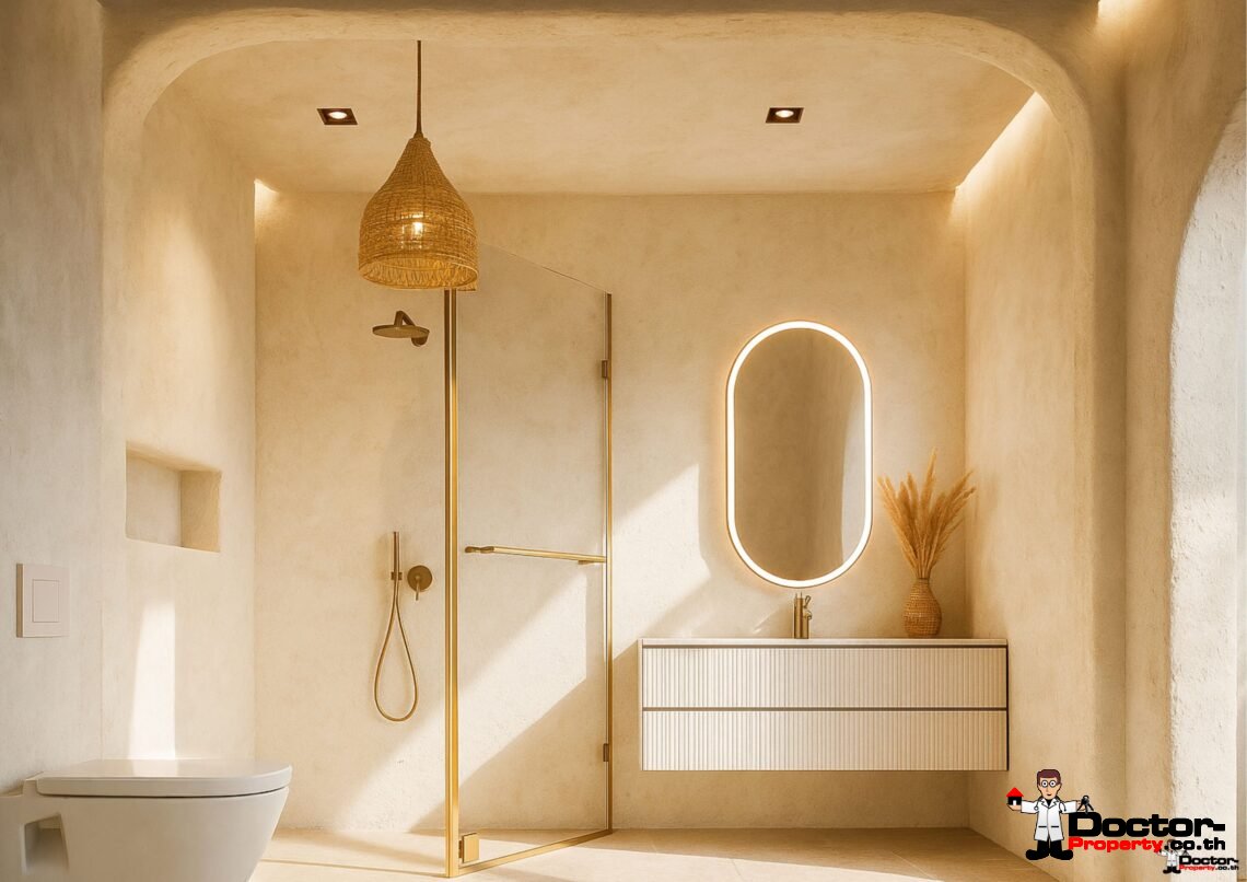 Modern 3 Bedroom Boho Pool Villa in Bang Por, Koh Samui – For Sale