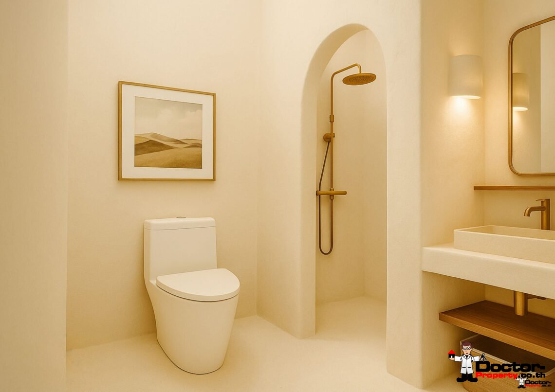 Modern 3 Bedroom Boho Pool Villa in Bang Por, Koh Samui – For Sale