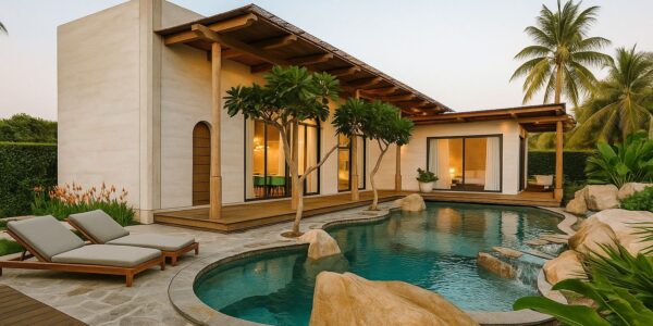 Modern 3 Bedroom Boho Pool Villa in Bang Por, Koh Samui – For Sale