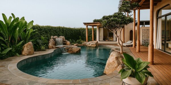 Modern 3 Bedroom Boho Pool Villa in Bang Por, Koh Samui – For Sale