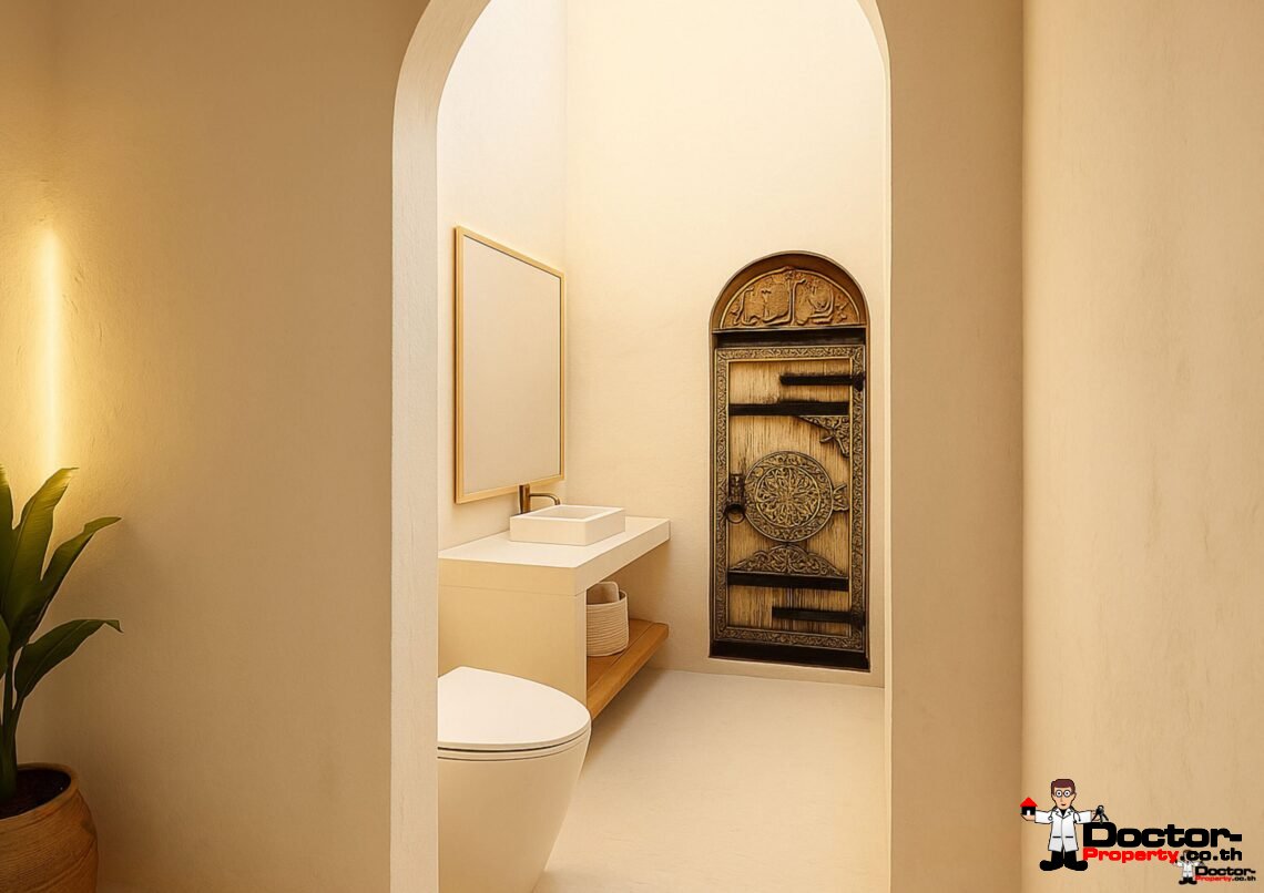 Modern 4 Bedroom Boho Pool Villa in Bang Por, Koh Samui – For Sale