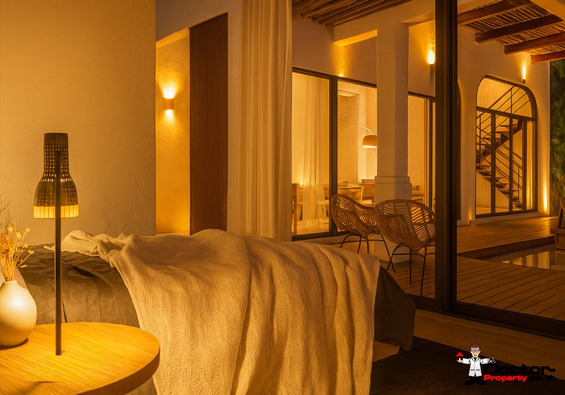 Modern 4 Bedroom Boho Pool Villa in Bang Por, Koh Samui – For Sale