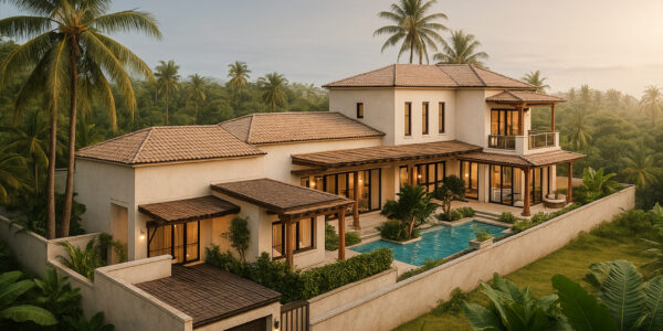 Modern 4 Bedroom Boho Pool Villa in Bang Por, Koh Samui – For Sale