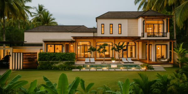 Modern 4 Bedroom Boho Pool Villa in Bang Por, Koh Samui – For Sale