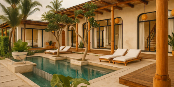 Modern 4 Bedroom Boho Pool Villa in Bang Por, Koh Samui – For Sale