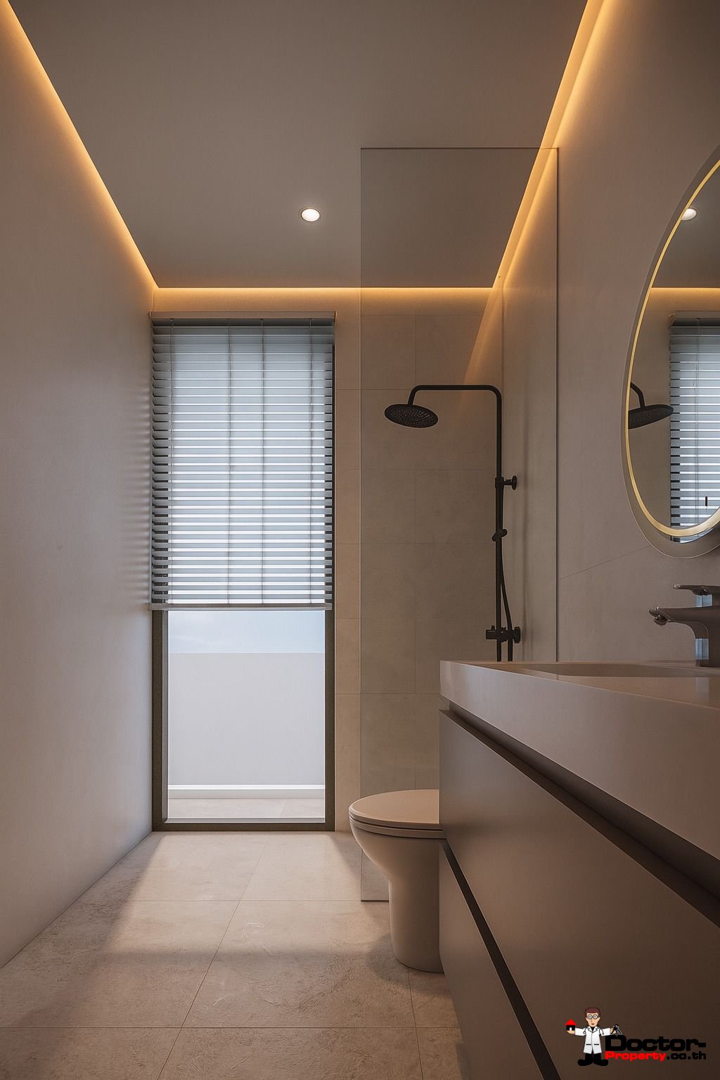 Modern 3-4 Bedroom Pool Villa with Partial Sea View and Mountain View in Lamai, Koh Samui – For Sale